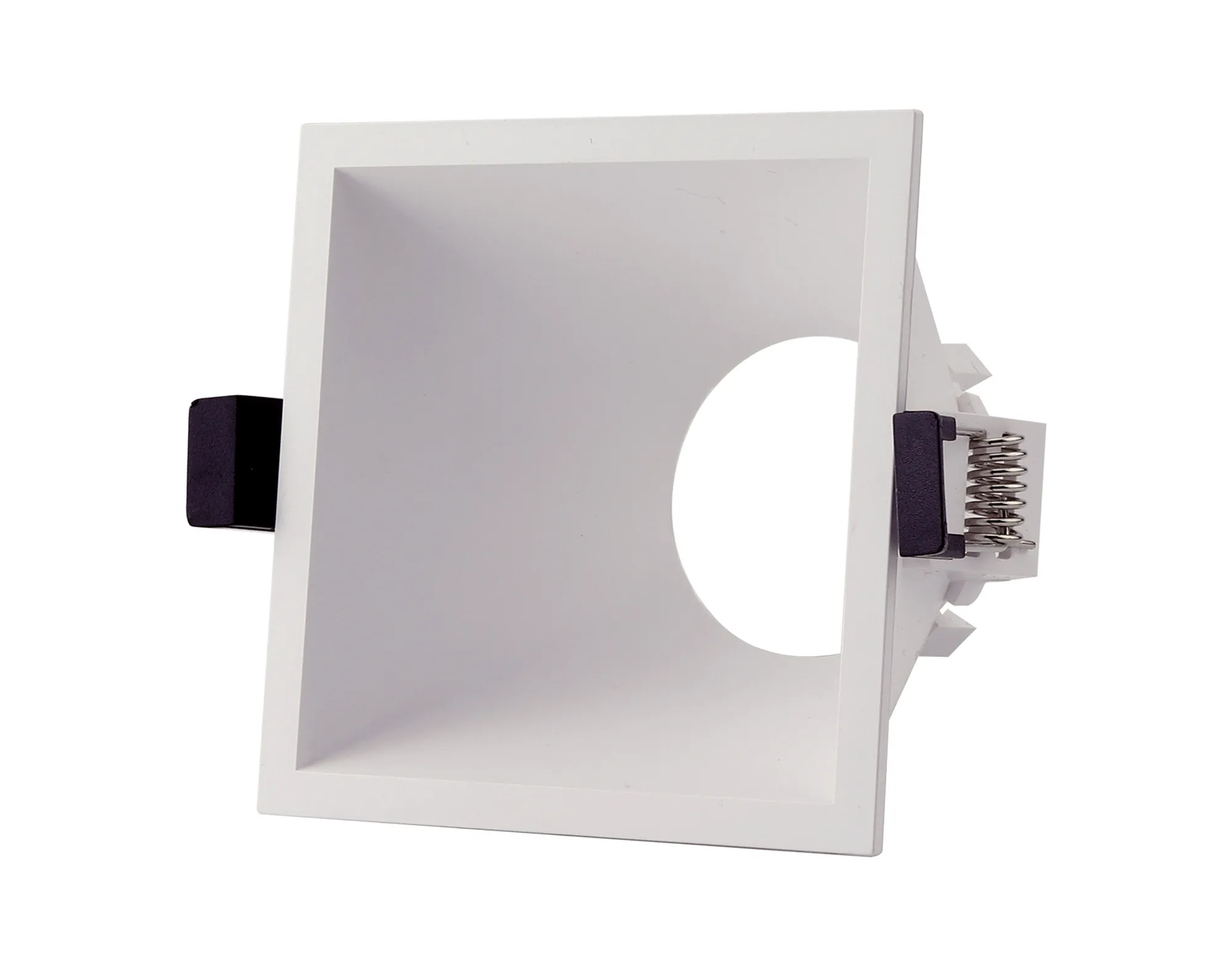 M6841  Lamborjini Square Funnel Spotlight 1 Light White